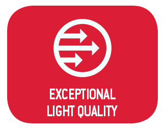 Exceptional Light Quality