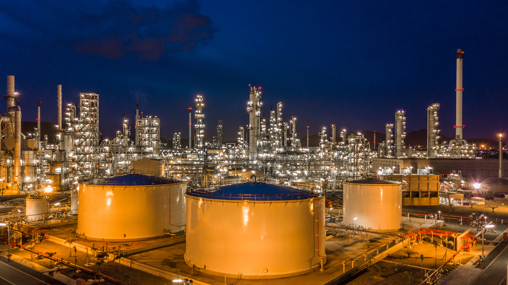 Aerial,View,Oil,And,Gas,Tank,And,Oil,Refinery,Plant